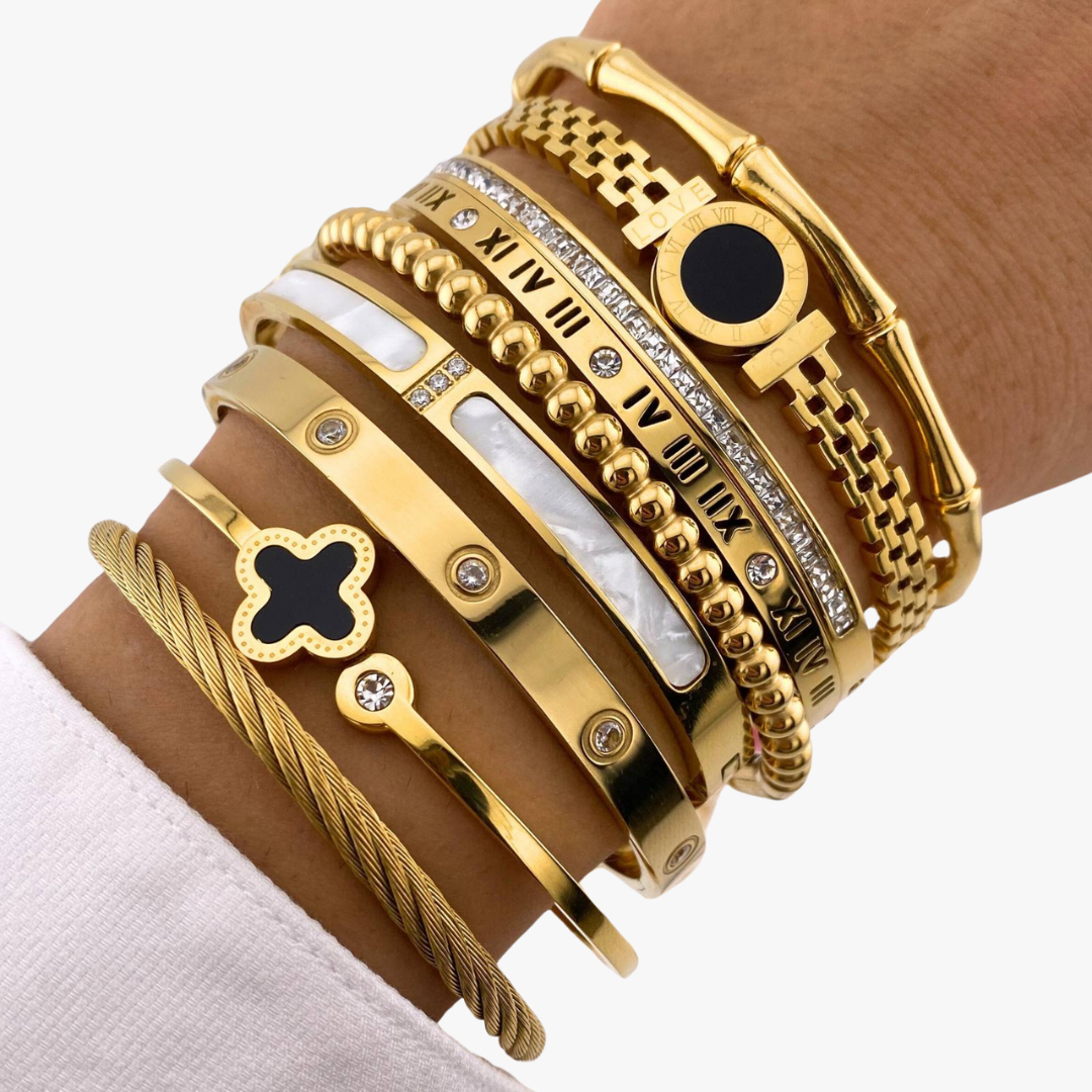 Imani Clover Bangle