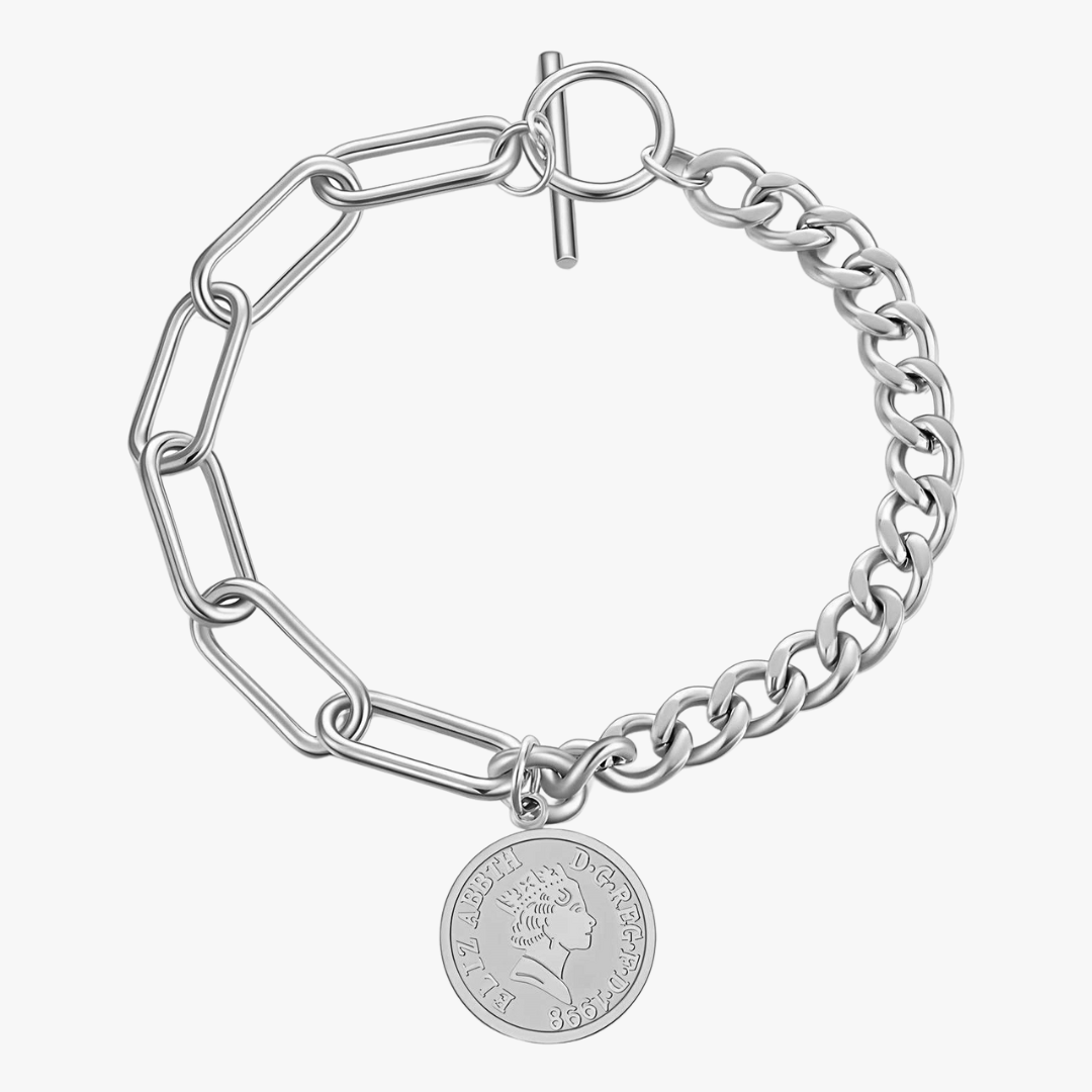 Coin Link Bracelet